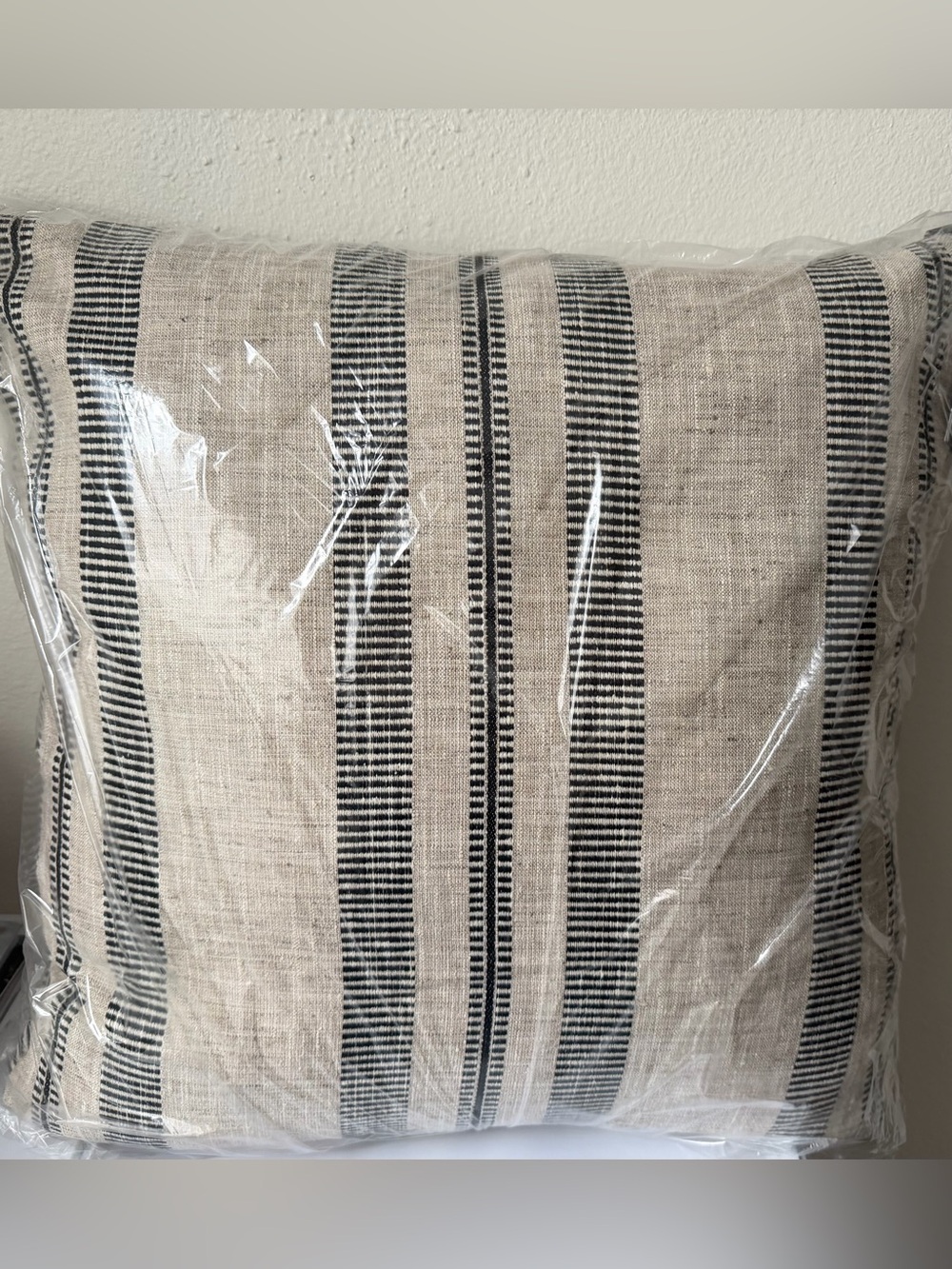 Set of 2 D.V. Kap Home Double Issue Onyx 24” x 24” Pillows - Sealed & NWT